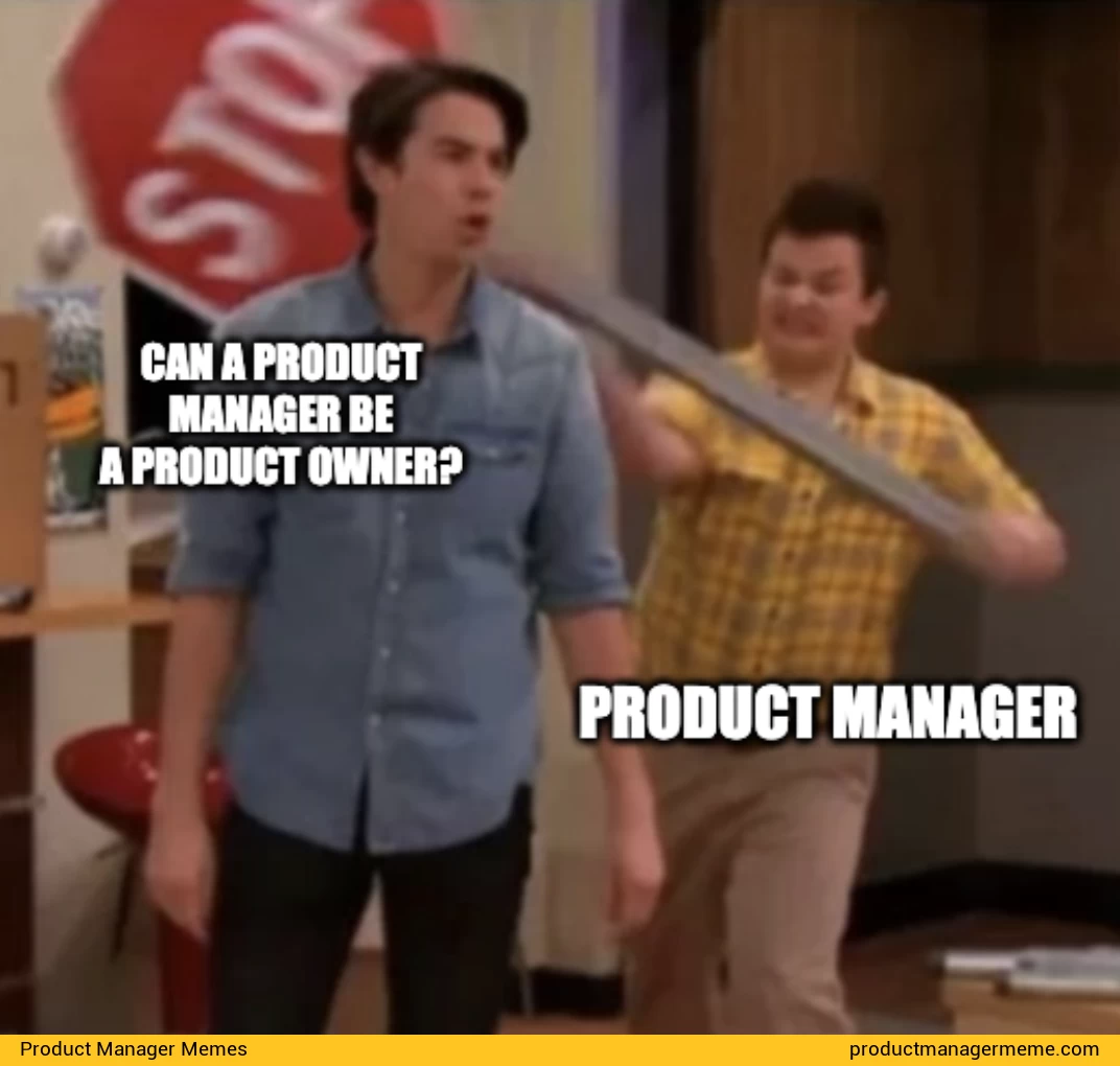 Can a Product Manager be a Product Owner? - Product Manager Memes