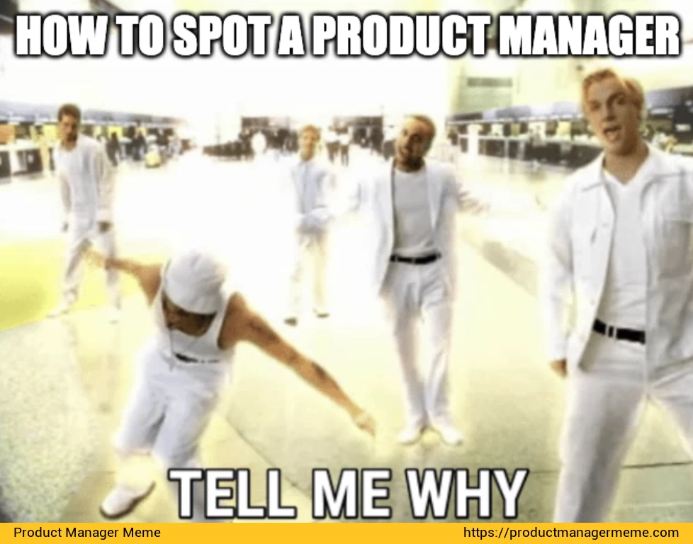 How to spot a Product Manager? Tell me why - Product Manager Memes