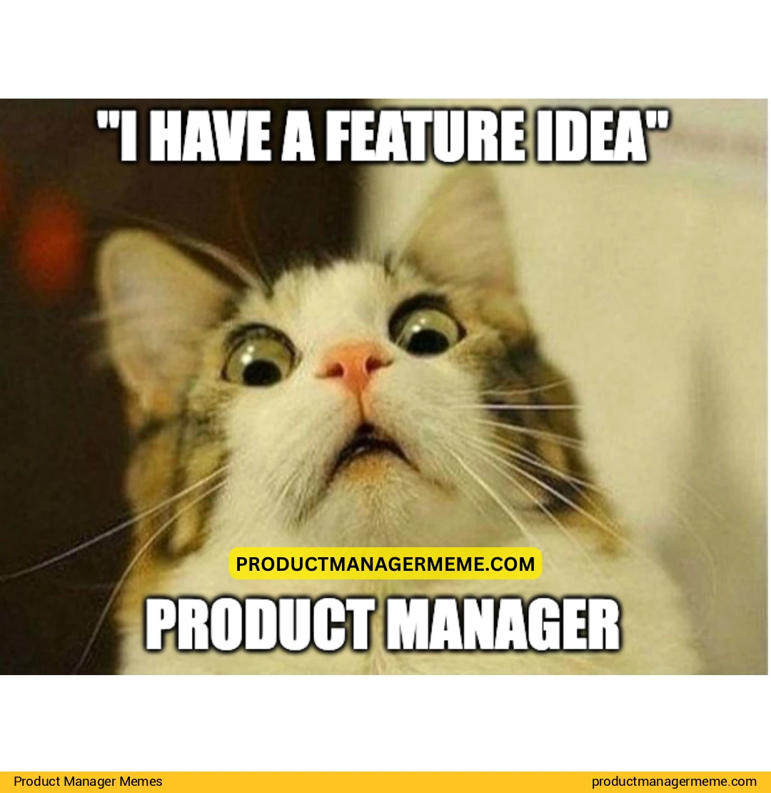 "I have a feature idea!" - Product Manager Memes