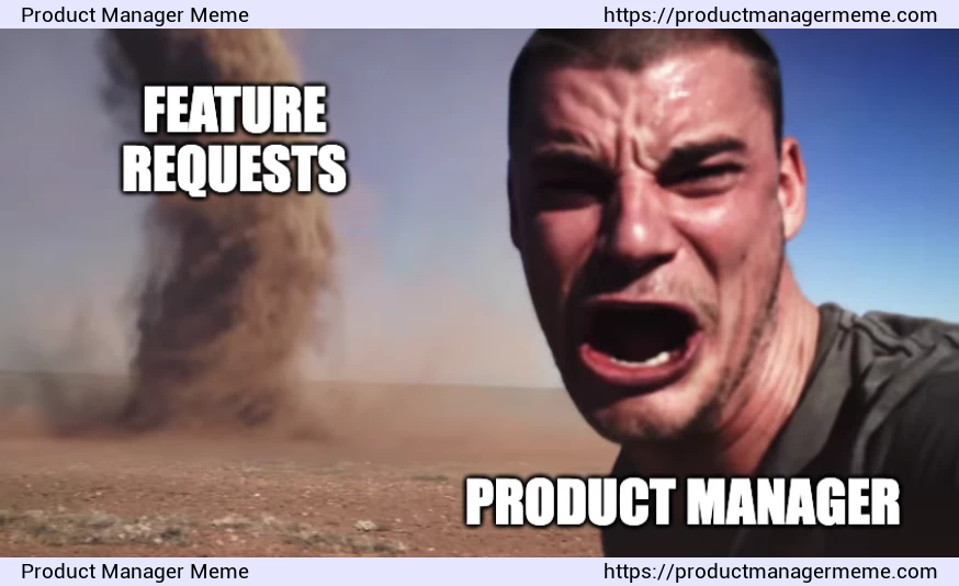 Product Manager dealing with feature requests - Product Manager Memes