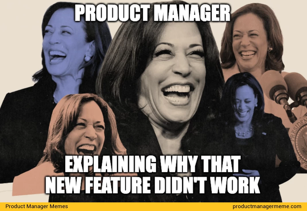 Product Manager explaining why that new feature didn't work - Product Manager Memes