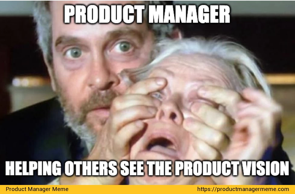 Product Manager Helping Others See the Product Vision - Product Manager Memes
