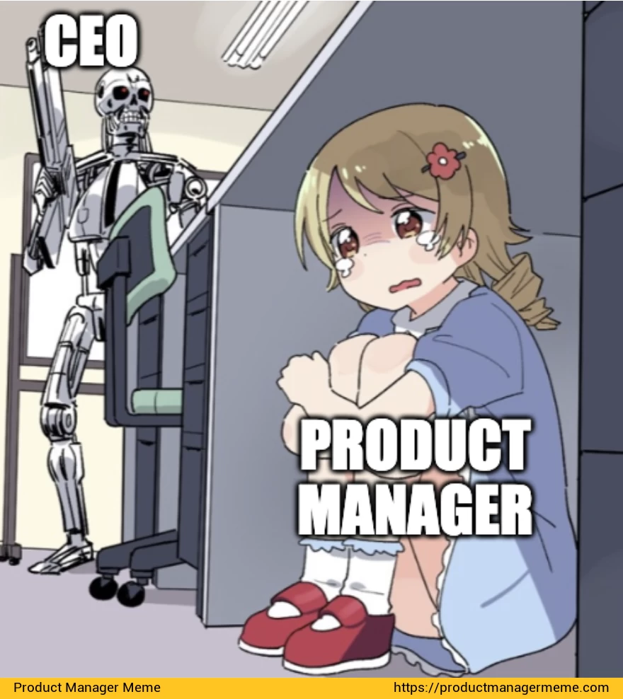 When your product metrics are declining - Product Manager Memes